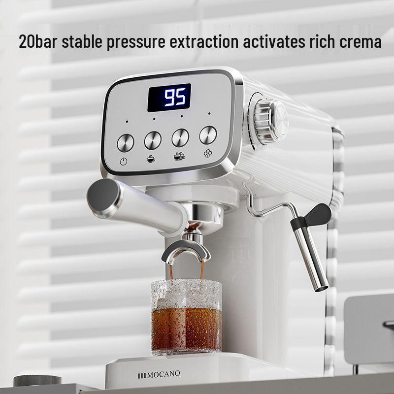 Ulepszony półautomatyczny ekspres do espresso z spieniaczem do mleka do użytku domowego