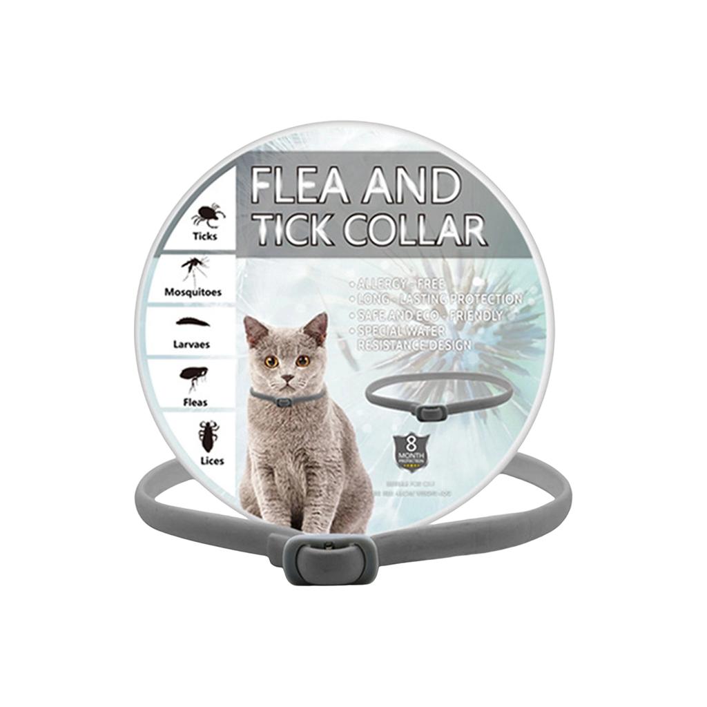 Flea And Tick Collar - 8 Months , -Free, Water Proof & Adjustable With Multiple Color Options For Cats