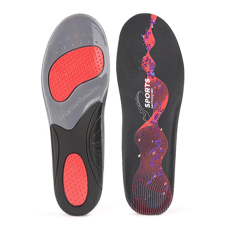 

Sports Insoles Men s and Women s Military Training Running Basketball Arch Support Full Pad TPE High Elastic Shock Absorption Casual Insole 44/45