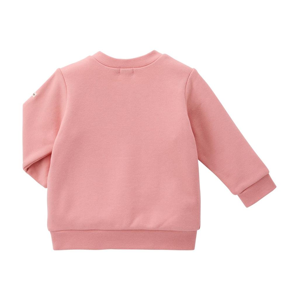 MIKIHOUSE HOT BISCUITS Jumper Skirt & Sweatshirt Set (Boxed) for Boys and Girls, Baby Clothes, Baby Gift, Salmon Pink, 80cm, 74-9956-149