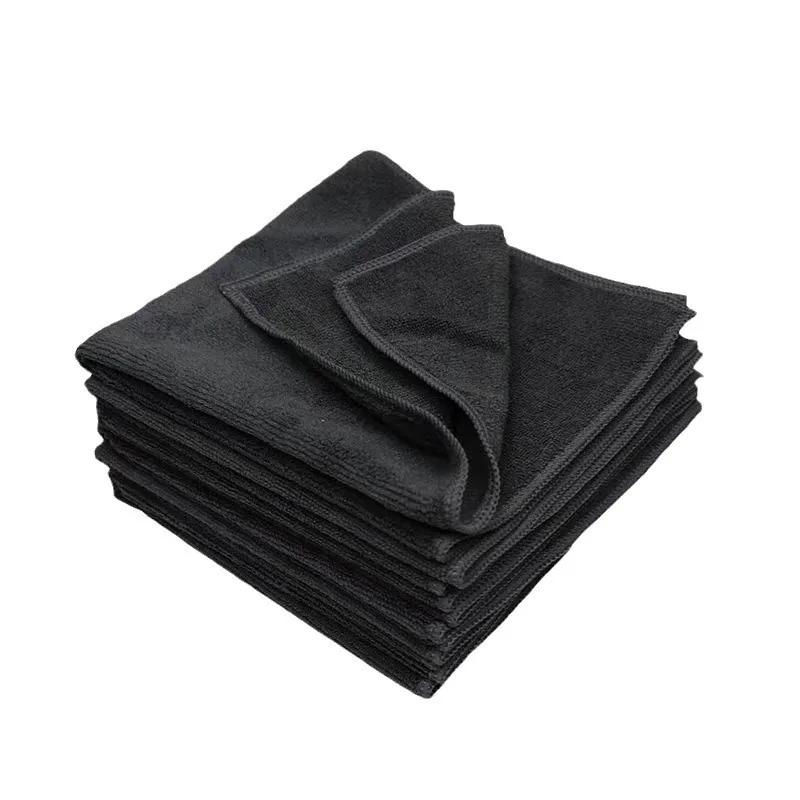 Black Ultra-fine Fiber Dishwashing Cloth, Multifunctional Car Cleaning Cloth,Kichen Accessories Kitchen Towels