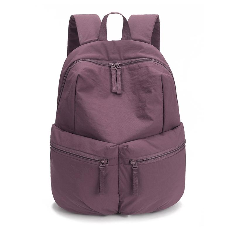 2025 Women's Lightweight Nylon College Backpack - Large Capacity, Casual Double Shoulder Bookbag