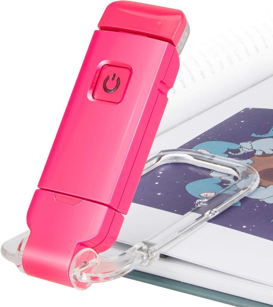 Mini Light Reading Clip Light LED Small Night Light USB Charging Adjustable Brightness Eye Protection Portable