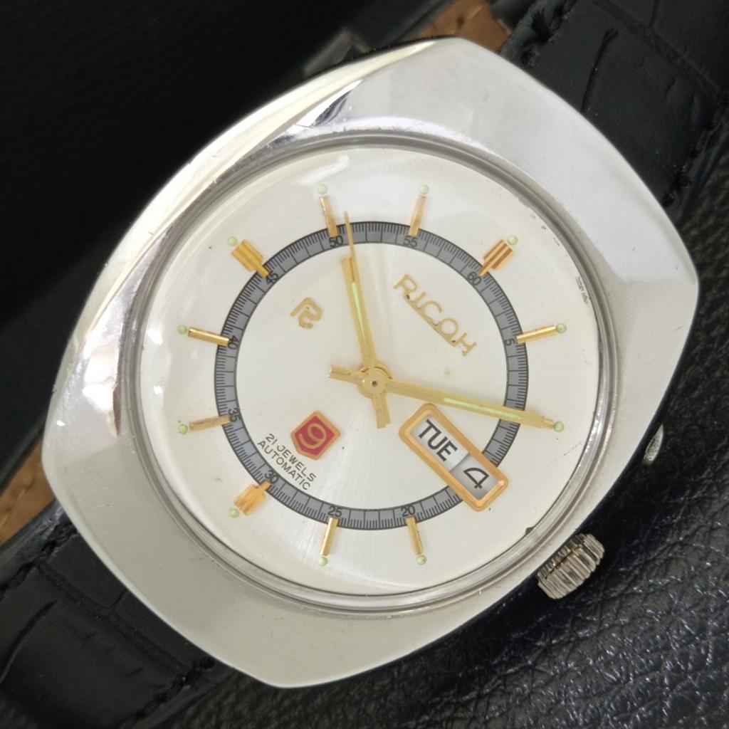 

ВИНТАЖНЫЕ АВТОМАТИЧЕСКИЕ ЧАСЫ RICOH R31 ЯПОНИЯ МУЖСКИЕ БЕЛЫЙ ЦИФЕРБЛАТ a700748-5 R204-a700748