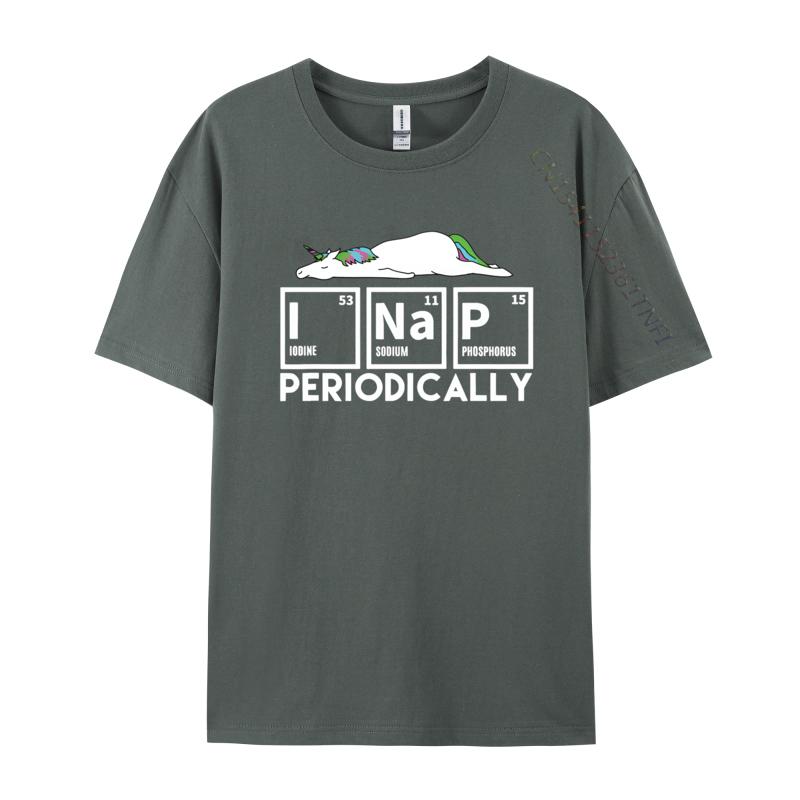 I Nap Periodically Funny Science Unicorn Tshirt Unisexs Cotton Fabric Great T Shirts Black Shirts Fashion Tees