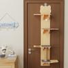 Tiragraffi per Gatti in Legno da Appendere alla Porta Mengchongyuecheng
