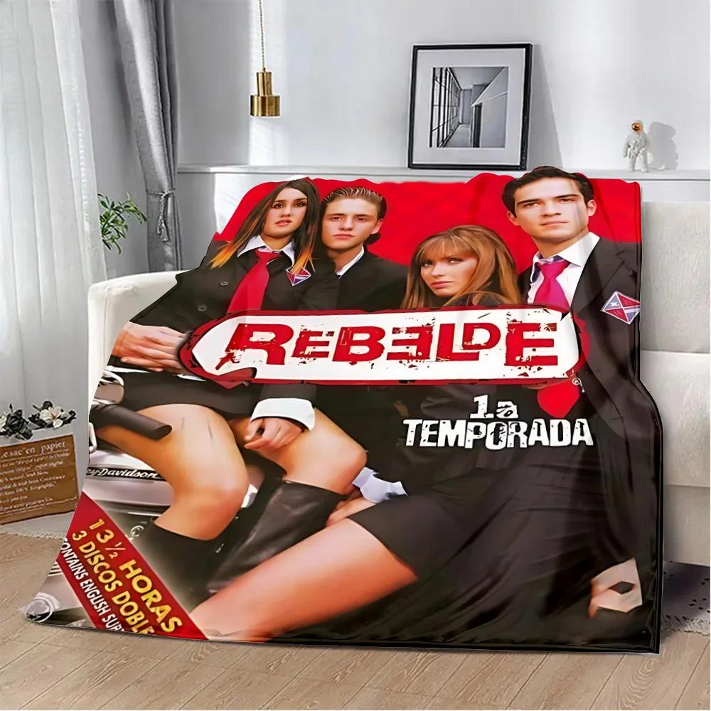 Mexico POP Band RBD Rebelde Printed Blanket Picnic Blankets Warm Blanket Soft and Comfortable Blanket Home Travel Birthday Gift