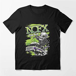 Herren Damen Fans Essentials Kurzarm Tops Modemarke Sommer Lässig Tägliches T-Shirt NOFX Rockband Grafik Baumwoll T-Shirt Unisex
