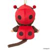 Sekiguchi Monchhichi Big Face SS Keychain Ladybug Plush Insect Mascot