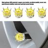 Crown Tire Valve Stem Caps, Heavy-Duty Handmade Crystal Rhinestone Crown Vehicle Car Tire Caps Covers for Cars Trucks SUVs Bikes