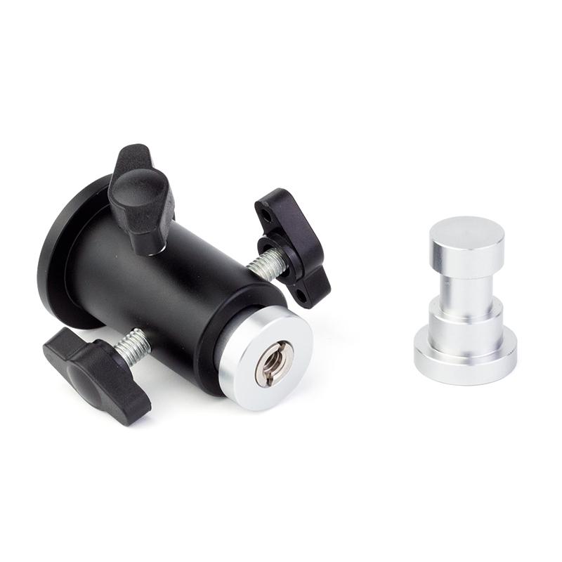 Swivel Head Tripod Light Stand with Interchangeable Mount