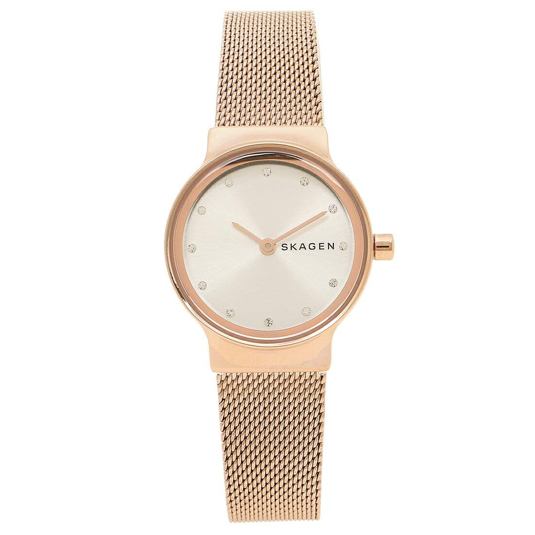 

Skagen Freya 26mm Women s Quartz Watch, Silver and Rose Gold, SKW2665 [Parallel Import]