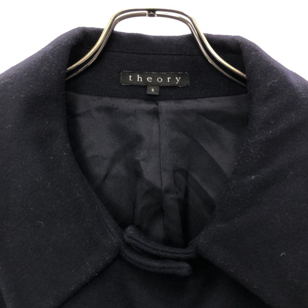 Theory Langarm Wollmantel S Marineblau Damen Gebraucht