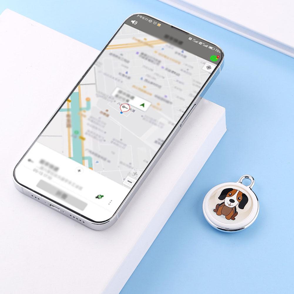 Smart Locator Bluetooth-compatible Real-time Tracking Dog Cat Collar Find Device Real-Time Global Location Tracker for Dogs Cats