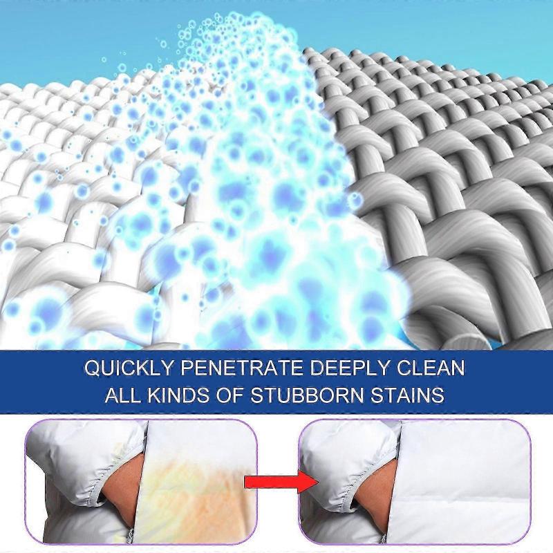 Jaysuing Sponge Head White Shoes Down Jacket Detergent Decontamination Dry Cleaning Agent Clothing Oil Stain Mattress Lotion-Free