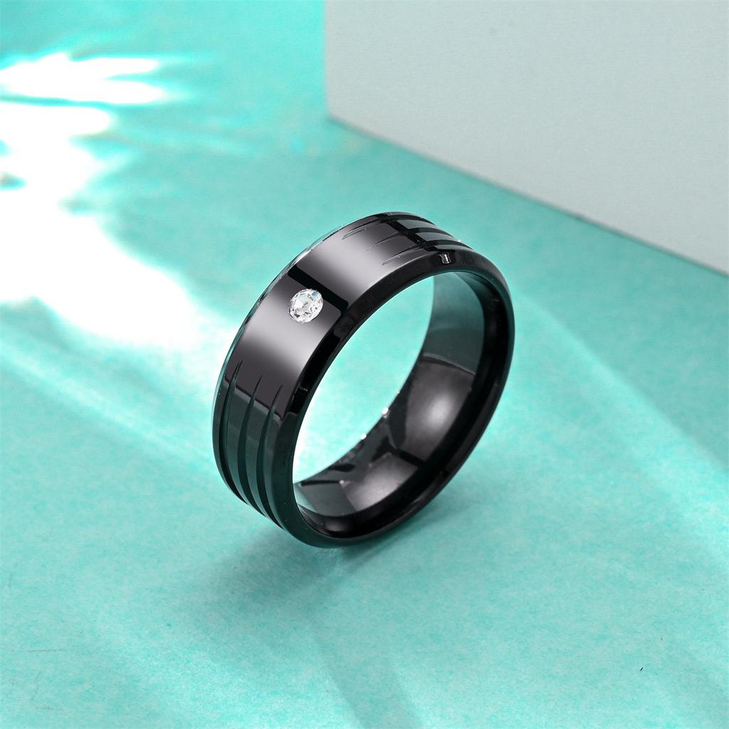 Fashionable Men's Rings, Popular Couples Gentlemen's Light Luxury Rings
