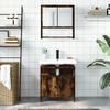 VidaXL Bathroom Furniture Set 2 Pcs Smoked Oak 3214657