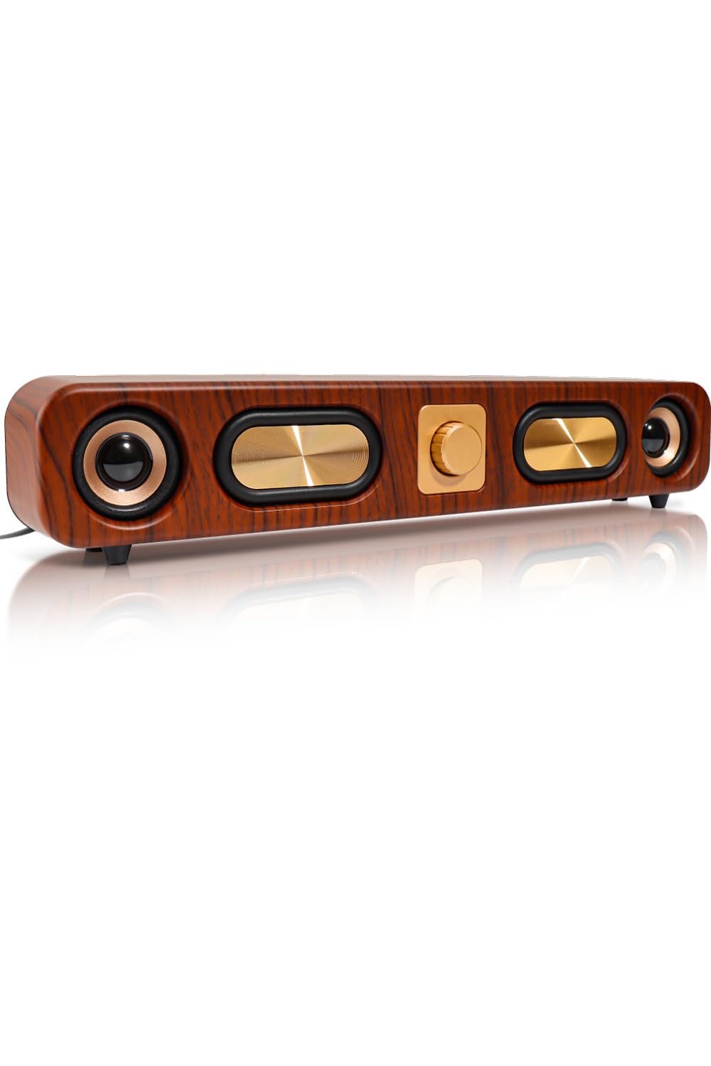 

Late KTSOUL PC Speaker Stereo Sound USB Speaker 10W Speaker USB Power AUX Connection Laptop Smartphone Game Console Wired Speaker Grain 2024 Model
