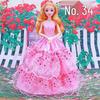 Yamonle Dress-Up Doll Half-Wrap Skirt: Wedding Princess Gown for Dolls