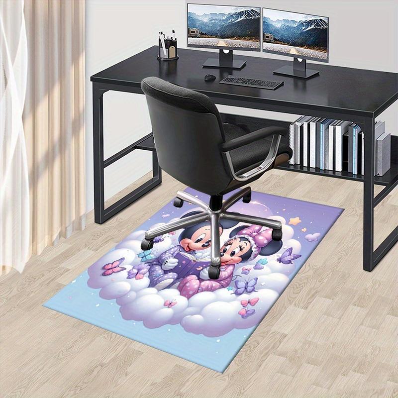 

Office Carpet, Under Chair Rug, Gift for Home Decor, Cozy Reading Nook with Mickey and Minnie Mouse, Butterfly Dreams, Starry Night Clouds, 60cm by 90cm