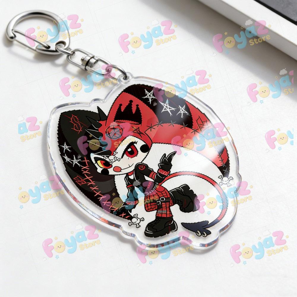 Hellbound Heartbreakers Verosika, Beezlebub, Fizzarolli, Asmodeus, Loona, Octavia Keychain