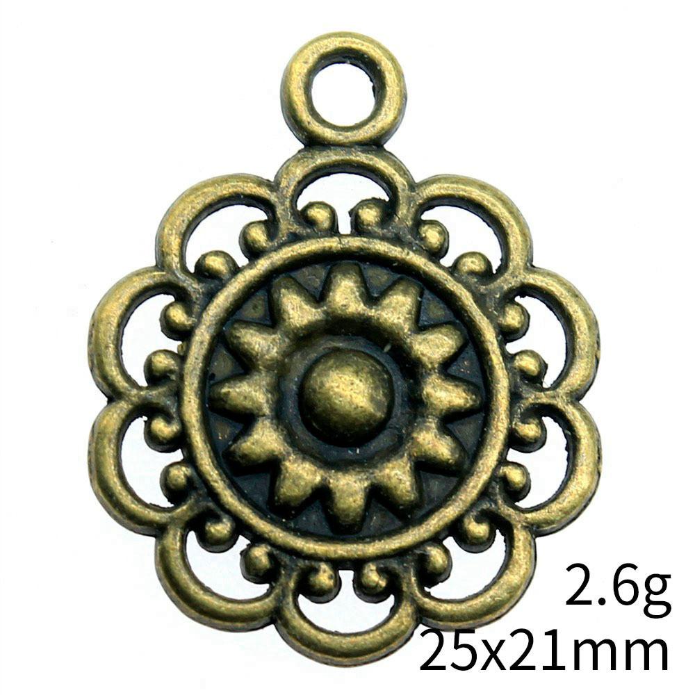 Gifts For Women Charms Italian Bracelet Small Flower Charms Pendant Ornaments For Home Phone Pendant