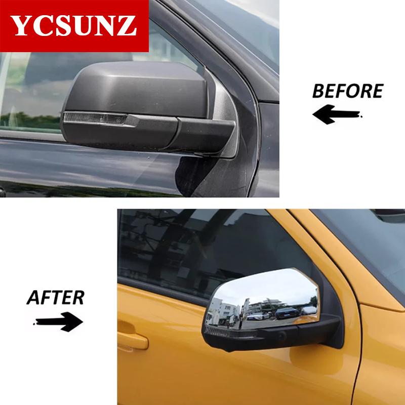 Side Rearview Mirror Cover For VW Amarok 2024 2025 2026 Car Exterior Accessories Double Cabin