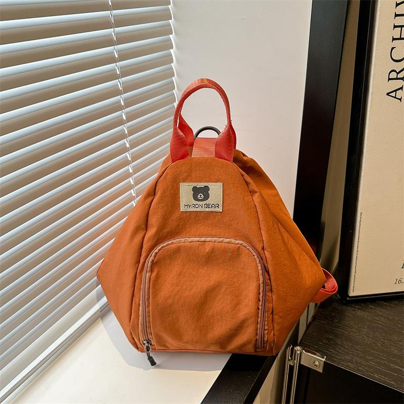 

Casual spring new student class 2025 texture trend backpack fashion student bag хакі