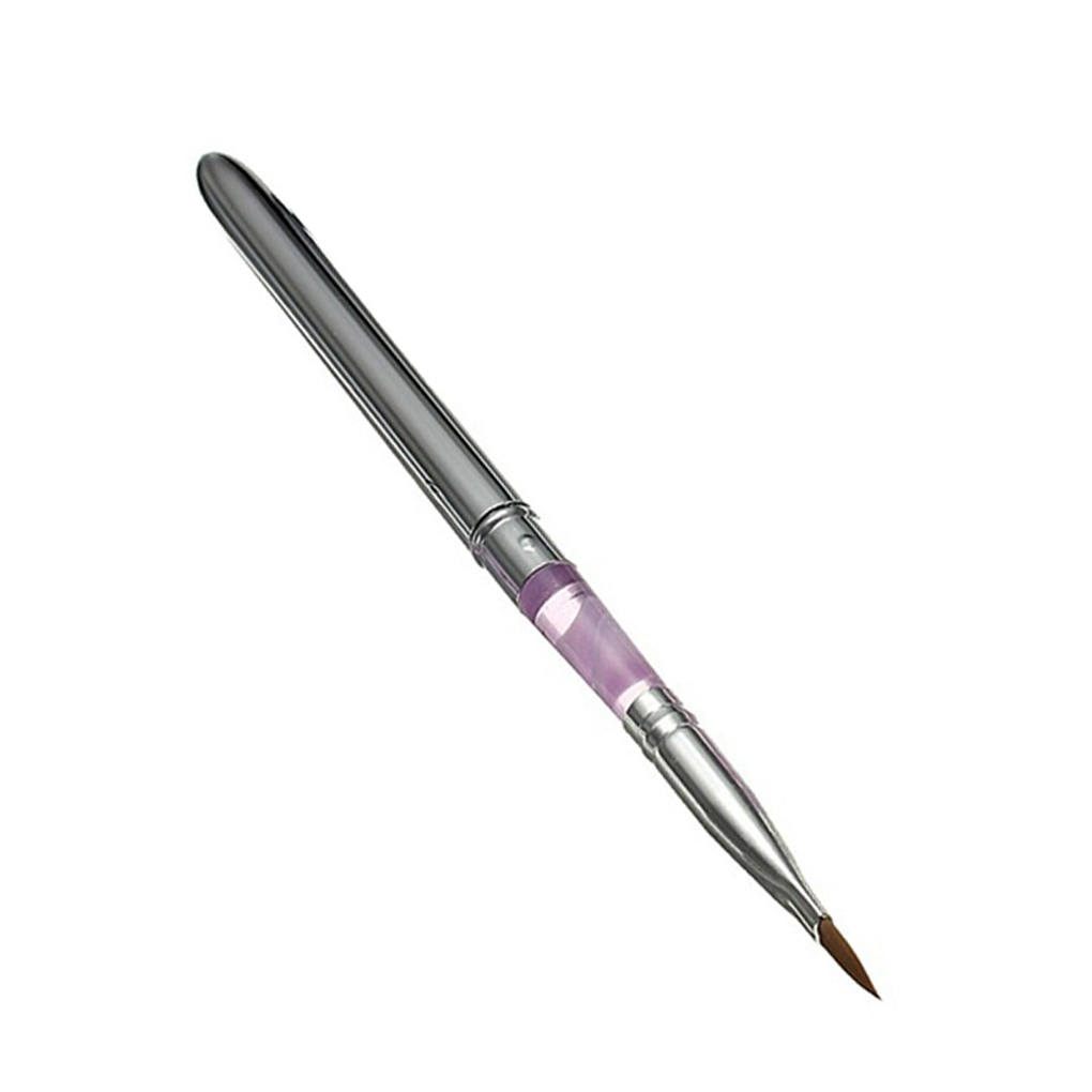 Pędzel do malowania zdobień na paznokciach, uchwyt w tubce, narzędzie do malowania manicure, rozmiar 2