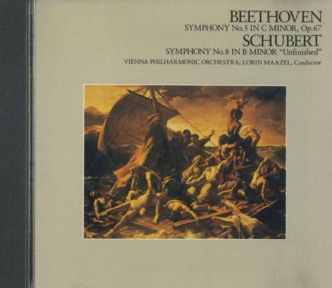 

CD LORIN MAAZEL - Beethoven:sym No.5 & Schubert Sym N FDCA373 SONY Japan Classical Used