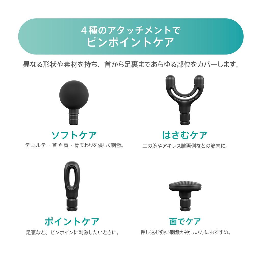 WELLSPO Relifit Myofascial Release Handy Gun with Integrated Arm for the Whole Body, Shoulders, Back, and Legs