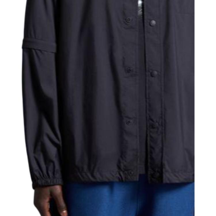 Moncler Spliced Fitted Collar Pocket Long Sleeve Shirt Men shirts Black J10912F00008596TM999
