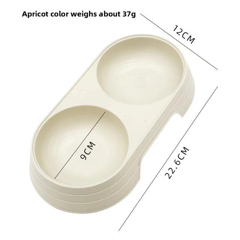 

Миска для кошек с двойной миской, Миска для кошек с двойной миской, Конфетно-цветная миска для кормления питомцев, Миска для питомцев жёлтый