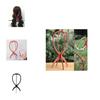 Premium Quality Useful Plastic Durable Wig Dryer With Stable Folding Hair Cap Holder Stand