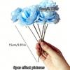 1Pcs Artificial Peony Flower Heads Rose Red Faux Flower Silk Artificial Flower Heads Simulated Penoy For Wedding Party Decoration, Cake Decoration