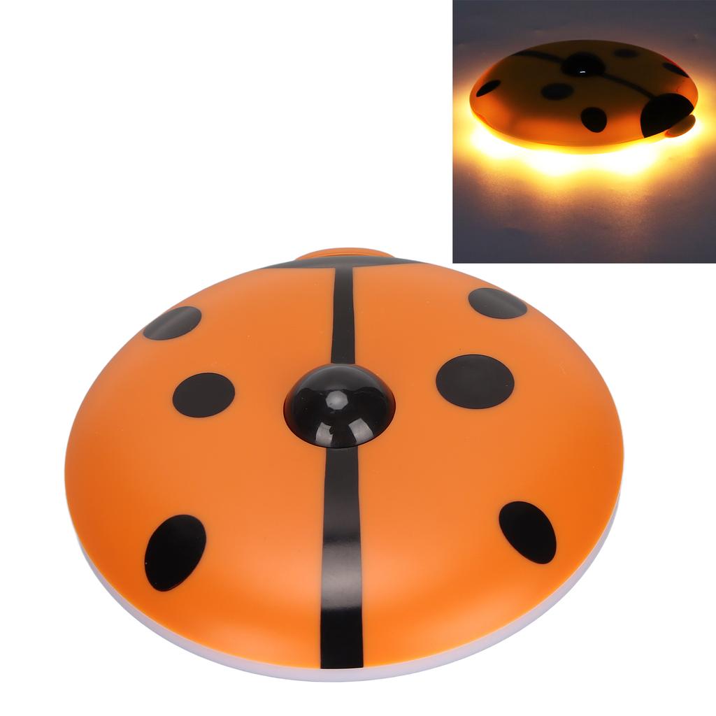 Motion Sensor Night Light Coccinella Septempunctata LED Night Light for Baby Room Bedroom Kitchen StairwayYellow