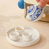 40ml Flower Porcelain Teapot Chinese Style Exquisite Mini Ceramic Teapot Ornaments Home Decoration Traditional