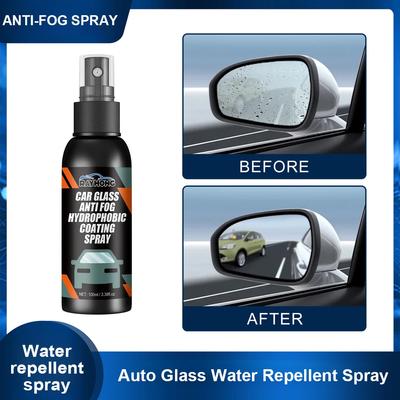 100ml Antilluvia para Cristal de Coche Spray Repelente al Agua Mascarilla Parabrisas Agente Hidrofóbico Antivaho Recubrimiento Protector Autolimpiante