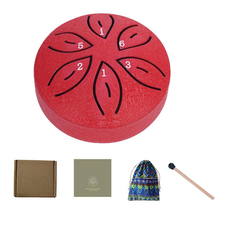 Mini 3-Inch Steel Tongue Drum for Beginners - Children's Percussion Instrument