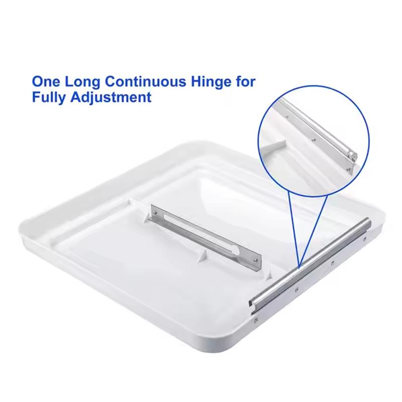 RV Roof Ventilation Cover 14 X 14Inch Metal Vent Lid For Campervan Motorhome For Trailer Air Flow
