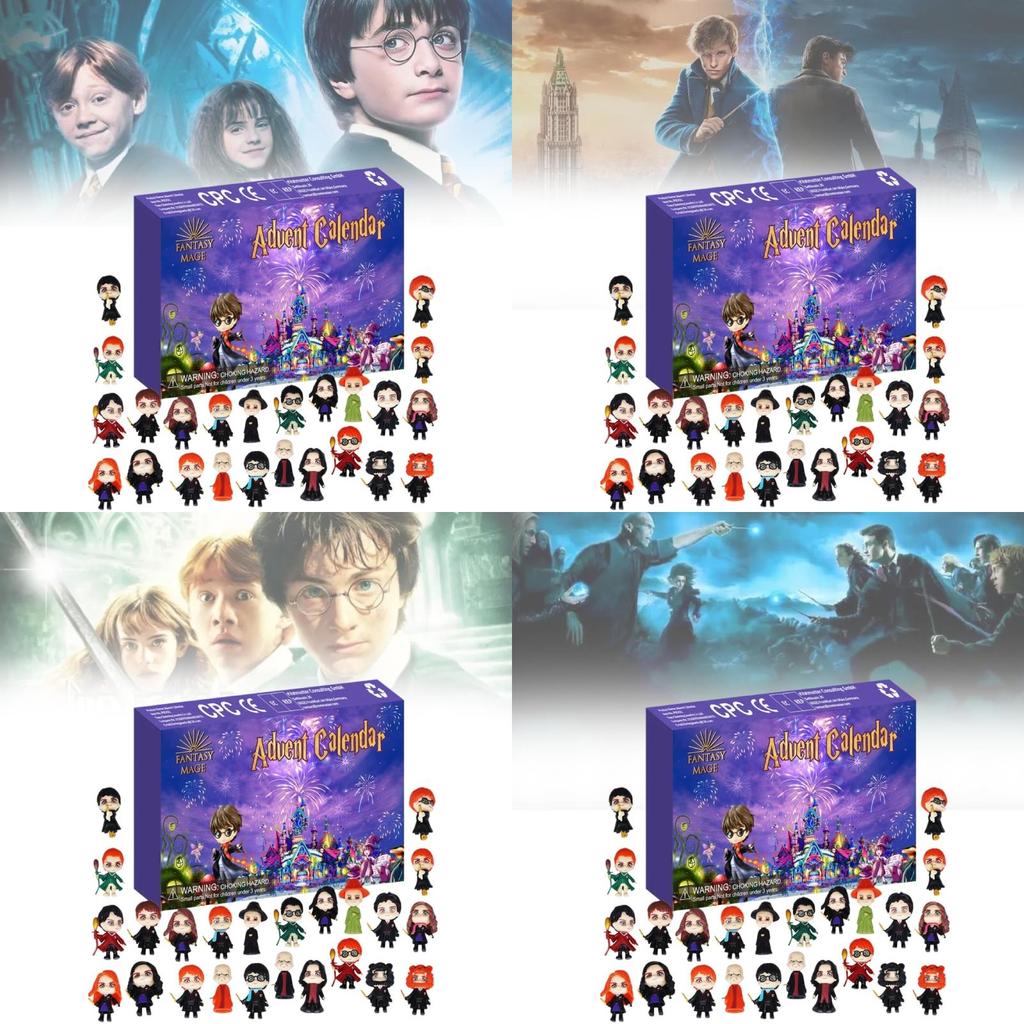 Enchanting Harry Potter Countdown Christmas Blind Box Toy Gift Set For Wizards