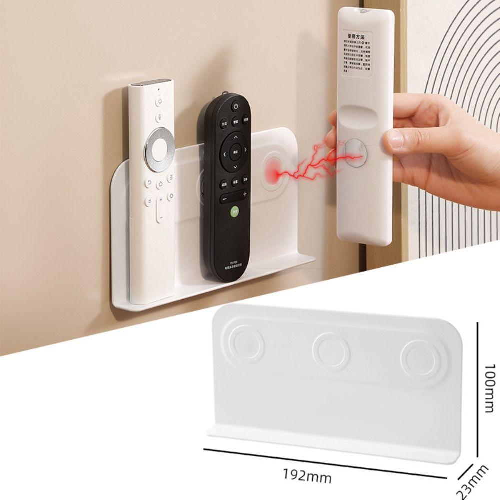 Self-Adhesive Magnetic Remote Control Holder Wall Mounted Remote Control Organizers