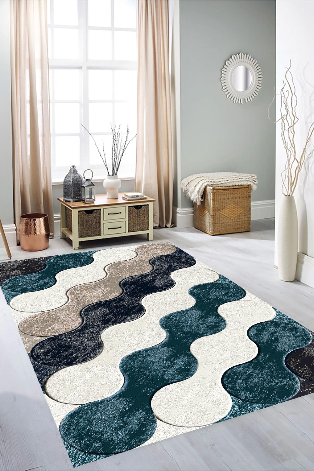 

MD-LİFE HOME Декоративный ковер на нескользящей основе с цифровой печатью MD5257