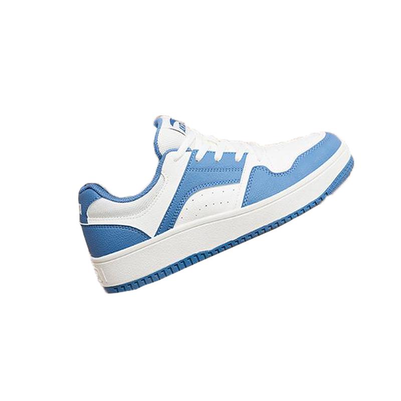 Anta Comfortable Versatile Durable Lightweight Breathable Low-Top Skate Shoes Women sneaker White Blue 122438017R-2