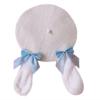 Spring new color-blocked pullover hat, hand-knitted woolen hat, mask, integrated warm mask