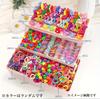 Luxurious Hair Accessory Set with Large Capacity Storage Hair Hair Colorful Hair Ties E&K726 555-Piece Case, Ties, Clips, Cute, Stylish,
