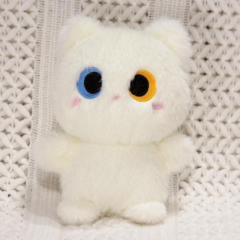 20Cm Soft Siamese Cat Stuffed Plush Toy Orange & Black Kitten Animal Doll Cute Birthday Gift For Kids