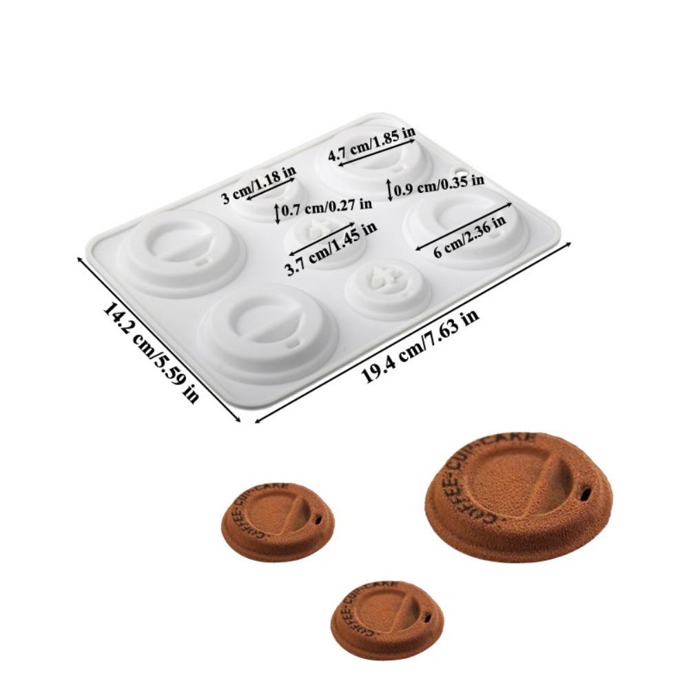 

Новые силиконовые формы для выпечки пищевого качества в форме кофейной чашки, антипригарные цилиндрические формы-чашки, многоразовые формы для шоколада DIY, для использования на кухне