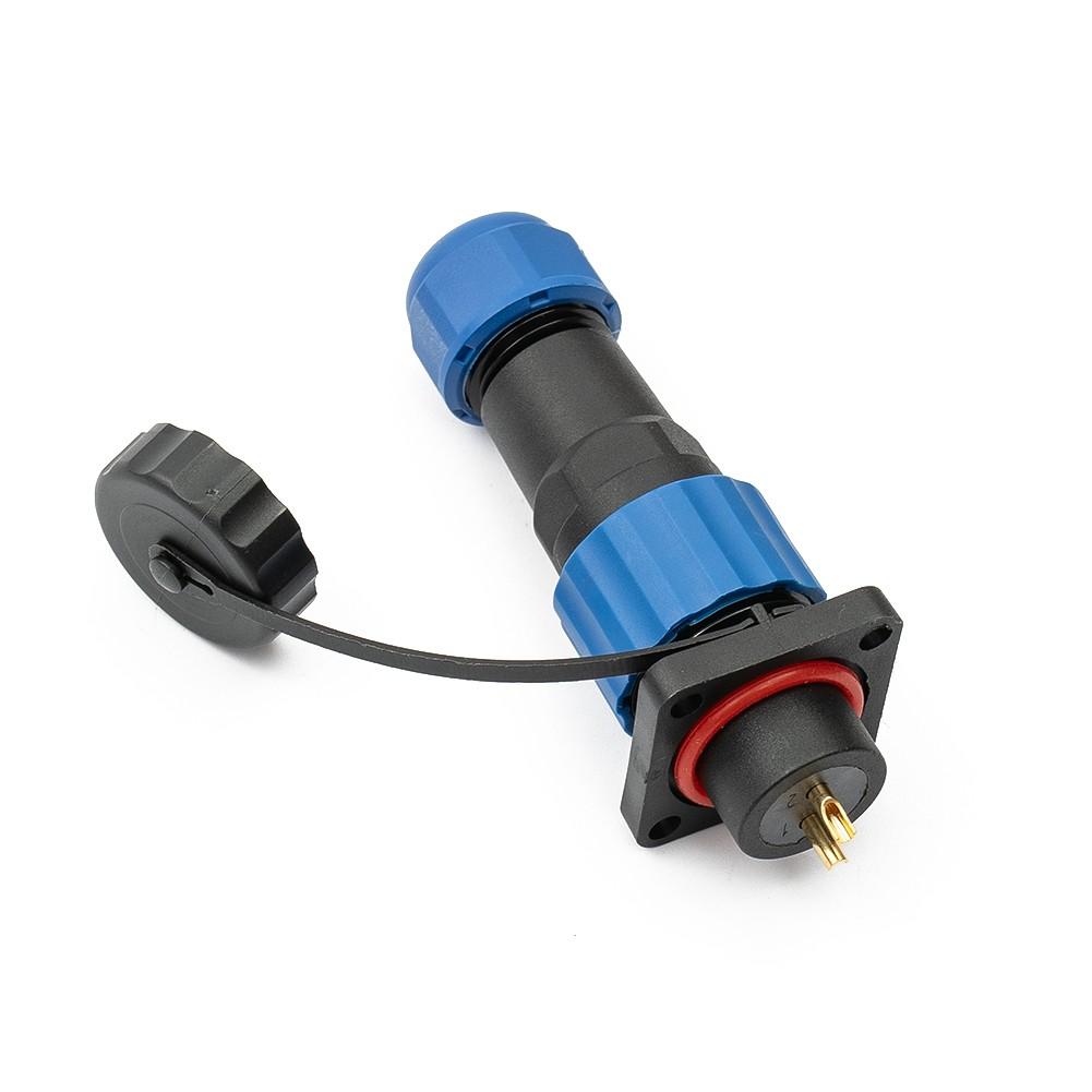 SP16 Wasserdichter Vierkantstecker für Bühnenbeleuchtung und Marineausrüstung
