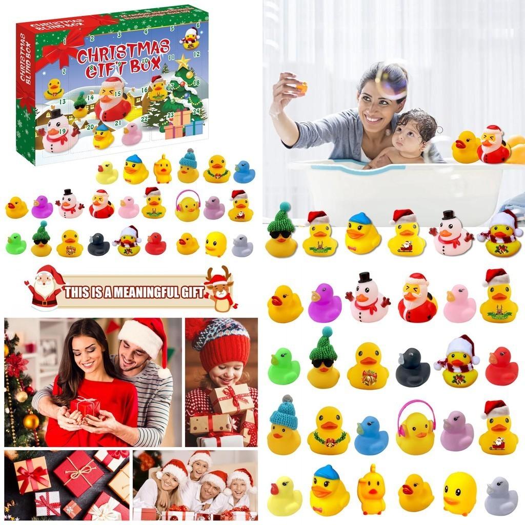 Hochwertige Gummi-Enten für den Weihnachts-Countdown